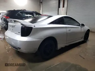 2002 Toyota Celica GT with VIN JTDDR32T720128528, listed as a Copart auction lot 79963994 with 79,901 mi miles and Salvage Title. Bid and sale history available at carsss.com. Image 3.