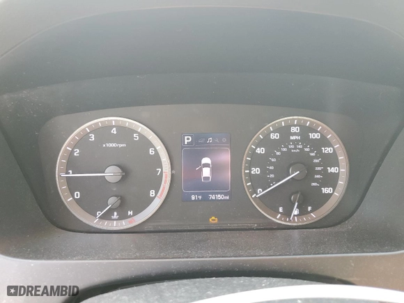 2015 Hyundai Sonata 2.4L SE with VIN 5NPE24AF3FH139335, listed as a Copart auction lot 50534815 with 74,150 mi miles and Clean Title. Bid and sale history available at carsss.com. Image 9.