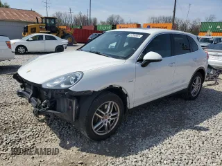 2015 Porsche Cayenne Diesel with VIN WP1AF2A20FLA42320, listed as a Copart auction lot 51206955 with 92,442 mi miles and Salvage title. Bid and sale history available at DreamBid. Image 1.