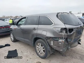 2015 Toyota Highlander LE z VIN 5TDZARFHXFS010904, wystawiony jako IAAI lot #41608105 z przebiegiem 155 815 mil mil oraz . Historia ofert i sprzedaży dostępna na DreamBid. Obrazek 3.