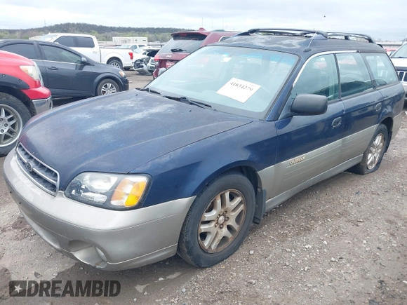 2000 Subaru Legacy Outback with VIN 4S3BH6650Y6643500, listed as a IAAI auction lot 41834279 with 221,763 mi miles and . Bid and sale history available at DreamBid. Image 2.