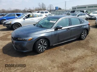 2022 Honda Civic EX-L z VIN 19XFL1H78NE014364, wystawiony jako Copart lot #52702405 z przebiegiem 74 783 mil mil oraz Szkoda całkowita • Salvage title. Historia ofert i sprzedaży dostępna na DreamBid. Obrazek 1.