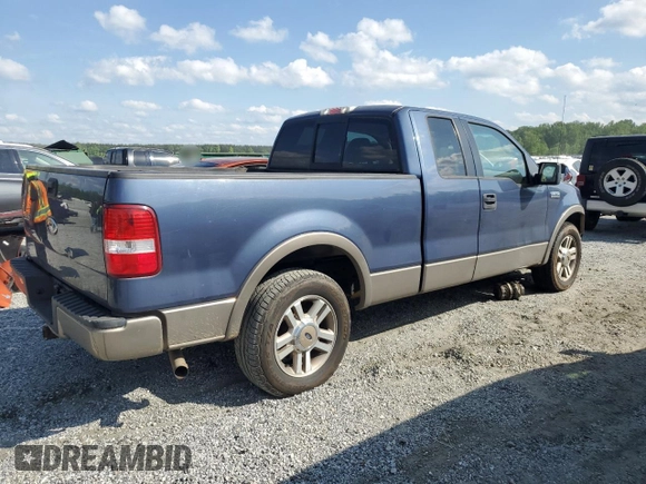 2005 Ford F-150 XLT with VIN 1FTPX12555NA08341, listed as a Copart auction lot 55214075 with 182,059 mi miles and Salvage title. Bid and sale history available at DreamBid. Image 3.