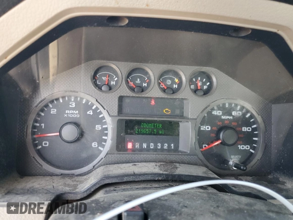 2008 Ford F-250 XL with VIN 1FTSX20Y68EA78514, listed as a Copart auction lot 57050805 with 219,657 mi miles and Clean title. Bid and sale history available at DreamBid. Image 9.