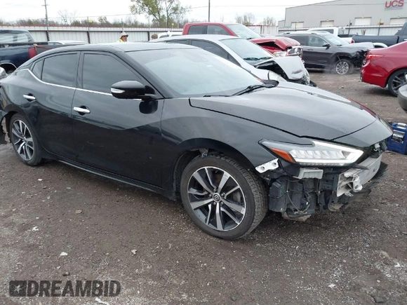 2020 Nissan Maxima SV with VIN 1N4AA6CV1LC366750, listed as a IAAI auction lot 40783161 with 101,880 mi miles. Bid and sale history available at carsss.com. Image 1.