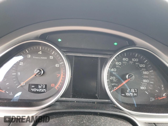 2013 Audi Q7 3.0T Premium Plus with VIN WA1LGAFE5DD005592, listed as a Copart auction lot 51833675 with 102,914 mi miles and Clean Title. Bid and sale history available at carsss.com. Image 9.