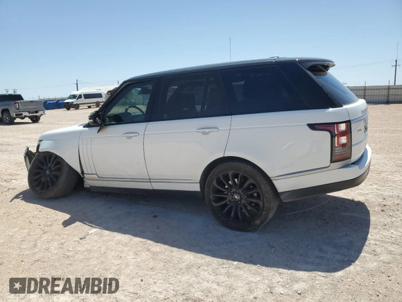 2015 Land Rover Range Rover Autobiography с VIN SALGV2TF0FA219001, выставлен на аукционе Copart как лот 52343795 с пробегом 97 333 миль миль и Списание • Salvage title. История ставок и продаж доступна на DreamBid. Изображение 2.
