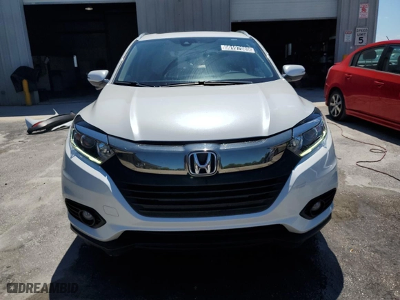 2022 Honda HR-V EX with VIN 3CZRU6H5XNM747084, listed as a Copart auction lot 50197085 with 57,376 mi miles and Clean Title. Bid and sale history available at carsss.com. Image 5.