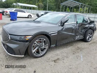 2024 Genesis G90 z VIN KMTFB4SD2RU040616, wystawiony jako Copart lot #62012944 z przebiegiem 50 mil mil oraz Szkoda całkowita • Salvage title. Historia ofert i sprzedaży dostępna na DreamBid. Obrazek 1.