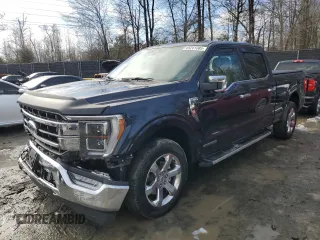 2023 Ford F-150 XL with VIN 1FTFW1ED7PFA06556, listed as a Copart auction lot 45241085 with 51,075 mi miles and Salvage Title. Bid and sale history available at carsss.com. Image 1.