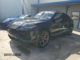 2019 Lamborghini Urus z VIN ZPBUA1ZL6KLA01875, wystawiony jako Copart lot #73309444 z przebiegiem 67 830 mil mil oraz Nie do naprawy. Historia ofert i sprzedaży dostępna na DreamBid. Obrazek 1.