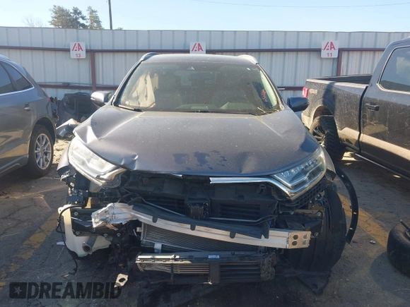 2017 Honda CR-V Touring with VIN 2HKRW1H94HH505584, listed as a IAAI auction lot 41867850 with 1 mi miles. Bid and sale history available at carsss.com. Image 12.