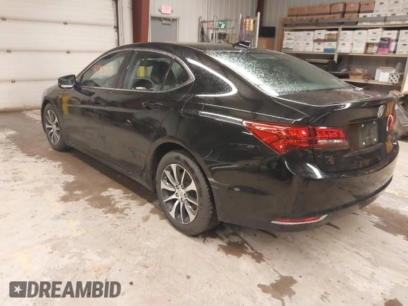 2015 Acura TLX with VIN 19UUB1F35FA023782, listed as a IAAI auction lot 41963193 with 152,651 mi miles. Bid and sale history available at carsss.com. Image 3.