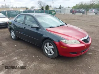 2003 Mazda 6 i with VIN 1YVFP80C135M50563, listed as a IAAI auction lot 42079713 with 242,185 mi miles and . Bid and sale history available at carsss.com. Image 1.