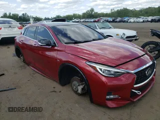 2018 Infiniti QX30 with VIN SJKCH5CP8JA041870, listed as a Copart auction lot 58603925 with 81,540 mi miles and Salvage title. Bid and sale history available at DreamBid. Image 4.