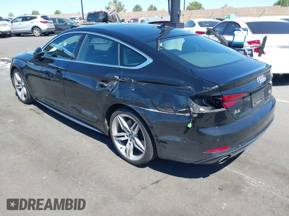 2018 Audi A5 Sportback Premium Plus z VIN WAUENCF55JA009202, wystawiony jako IAAI lot #42218463 z przebiegiem 51 866 mil mil oraz . Historia ofert i sprzedaży dostępna na DreamBid. Obrazek 3.