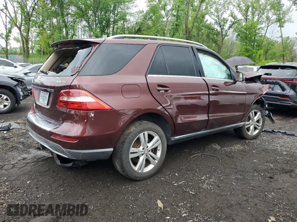 2013 Mercedes-Benz M 350 with VIN 4JGDA2EB9DA249090, listed as a Copart auction lot 56788775 with 215,835 mi miles and Salvage title. Bid and sale history available at DreamBid. Image 3.