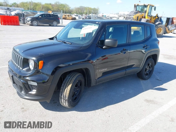 2022 Jeep Renegade Sport with VIN ZACNJDA12NPN69111, listed as a IAAI auction lot 42032566 with 21,828 mi miles and . Bid and sale history available at DreamBid. Image 18.