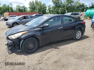 2013 Hyundai Elantra GLS z VIN KMHDH4AE9DU533437, wystawiony jako Copart lot #64302745 z przebiegiem 168 523 mil mil oraz Szkoda całkowita • Salvage title. Historia ofert i sprzedaży dostępna na DreamBid. Obrazek 1.