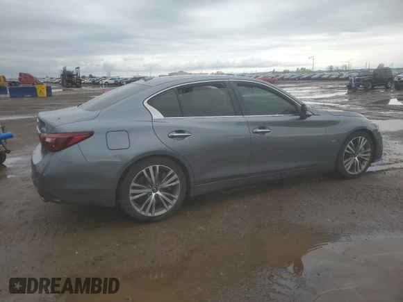2018 Infiniti Q50 Sport z VIN JN1EV7AP5JM358123, wystawiony jako Copart lot #55940025 z przebiegiem 81 503 mil mil oraz Szkoda całkowita • Salvage title. Historia ofert i sprzedaży dostępna na DreamBid. Obrazek 3.