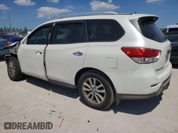 2016 Nissan Pathfinder SV with VIN 5N1AR2MN9GC635296, listed as a Copart auction lot 52887885 with 140,565 mi miles and Salvage Title. Bid and sale history available at carsss.com. Image 2.