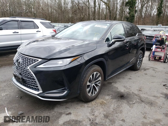 2021 Lexus RX with VIN 2T2AZMDA6MC269552, listed as a Copart auction lot 37778833 with 34,089 mi miles. Bid and sale history available at carsss.com. Image 1.
