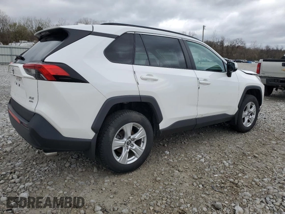 2020 Toyota RAV4 XLE with VIN 2T3P1RFV5LC070811, listed as a Copart auction lot 52326875 with 49,333 mi miles and Salvage Title. Bid and sale history available at carsss.com. Image 3.