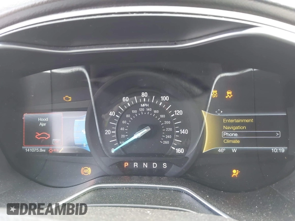2016 Ford Fusion SE with VIN 3FA6P0HD7GR231104, listed as a IAAI auction lot 41673127 with 141,075 mi miles. Bid and sale history available at carsss.com. Image 7.