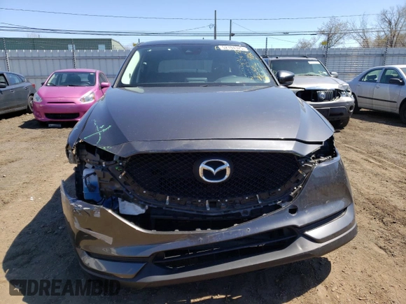 2017 Mazda CX-5 Touring with VIN JM3KFBCL3H0202598, listed as a Copart auction lot 52184325 with 77,740 mi miles and Salvage Title. Bid and sale history available at carsss.com. Image 5.