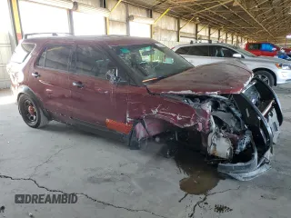2017 Ford Police Interceptor Utility z VIN 1FM5K8AR4HGB15954, wystawiony jako Copart lot #61997335 z przebiegiem 98 412 mil mil oraz Szkoda całkowita • Salvage title. Historia ofert i sprzedaży dostępna na DreamBid. Obrazek 4.
