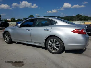 2013 Infiniti M with VIN JN1BY1AP5DM512633, listed as a Copart auction lot 63625755 with 102,190 mi miles and Salvage title. Bid and sale history available at DreamBid. Image 2.