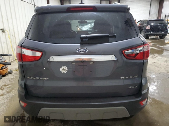 2019 Ford EcoSport Titanium with VIN MAJ6S3KL9KC285706, listed as a Copart auction lot 54191865 with 57,124 mi miles and Salvage Title. Bid and sale history available at DreamBid. Image 6.