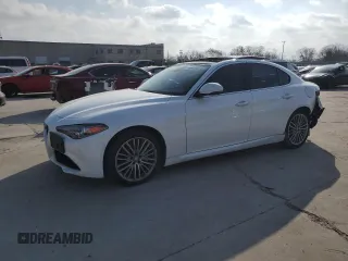 2018 Alfa Romeo Giulia Ti Sport with VIN ZARFAEEN1J7569494, listed as a Copart auction lot 49218665 with 49,763 mi miles and Clean Title. Bid and sale history available at carsss.com. Image 1.