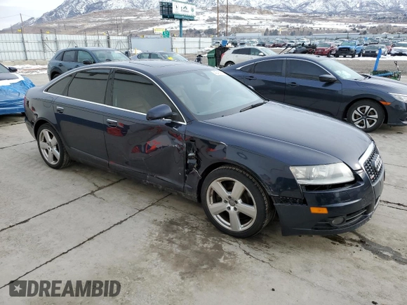 2008 Audi A6 with VIN WAUDV74F68N157537, listed as a Copart auction lot 45483575 with 126,194 mi miles and Salvage Title. Bid and sale history available at carsss.com. Image 4.