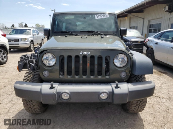 2015 Jeep Wrangler Unlimited Rubicon with VIN 1C4BJWFGXFL752602, listed as a Copart auction lot 54102395 with 26,466 mi miles and Salvage title. Bid and sale history available at DreamBid. Image 5.