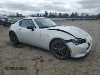 2018 Mazda MX-5 Miata RF Club with VIN JM1NDAL79J0203544, listed as a Copart auction lot 49482225 with 36,839 mi miles and Salvage Title. Bid and sale history available at carsss.com. Image 4.