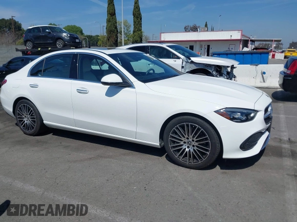 2023 Mercedes-Benz C 300 with VIN W1KAF4GB0PR084611, listed as a IAAI auction lot 41842086 with 24,562 mi miles and . Bid and sale history available at DreamBid. Image 8.
