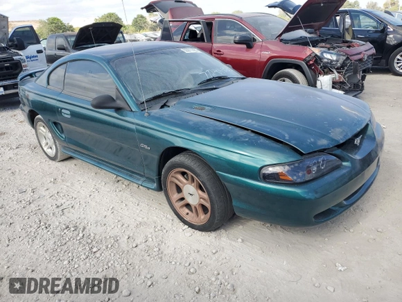 1998 Ford Mustang GT z VIN 1FAFP42X0WF255816, wystawiony jako Copart lot #55011425 z przebiegiem 144 397 mil mil oraz Czysty tytuł • Clean title. Historia ofert i sprzedaży dostępna na DreamBid. Obrazek 4.