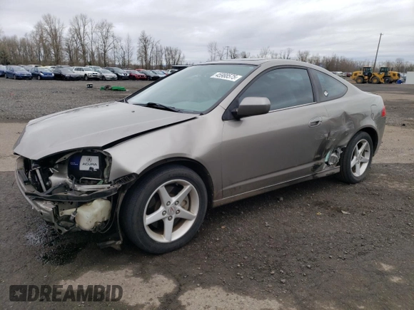 2004 Acura RSX Type S with VIN JH4DC53004S005595, listed as a Copart auction lot 45988575 with 114,142 mi miles and Salvage Title. Bid and sale history available at carsss.com. Image 1.