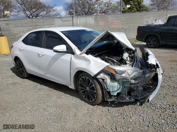 2016 Toyota Corolla L with VIN 5YFBURHE5GP544088, listed as a Copart auction lot 51595595 with 0 mi miles and Salvage Title. Bid and sale history available at carsss.com. Image 4.