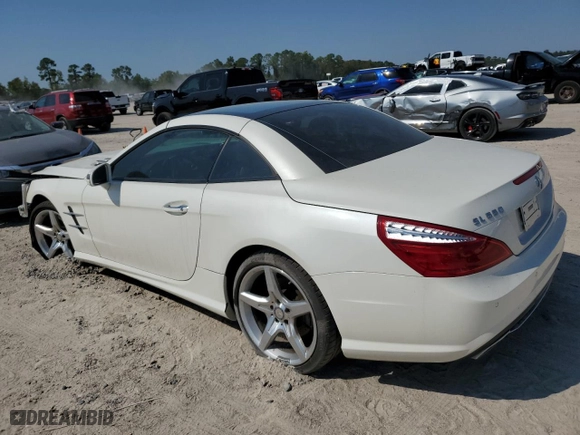 2014 Mercedes-Benz SL-Class SL 550 with VIN WDDJK7DA8EF021974, listed as a Copart auction lot 75754794 with 0 mi miles and Salvage Title. Bid and sale history available at carsss.com. Image 2.