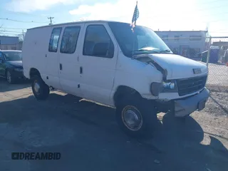 1996 Ford Econoline Cargo with VIN 1FTJE34H1THB42709, listed as a IAAI auction lot 41756841 with 180,615 mi miles and . Bid and sale history available at DreamBid. Image 1.