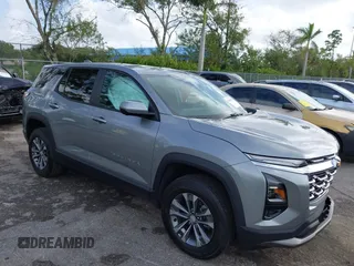 2025 Chevrolet Equinox FWD LT with VIN 3GNAXHEG0SL141748, listed as a IAAI auction lot 40800238 with 2,789 mi miles and . Bid and sale history available at DreamBid. Image 1.