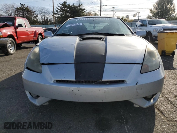 2003 Toyota Celica GT with VIN JTDDR32T130160859, listed as a Copart auction lot 77653844 with 0 mi miles and Salvage Title. Bid and sale history available at carsss.com. Image 5.