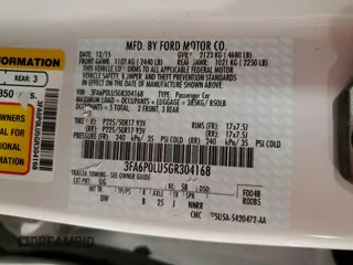 2016 Ford Fusion SE Hybrid with VIN 3FA6P0LU5GR304168, listed as a Copart auction lot 52404165 with 90,344 mi miles and Salvage Title. Bid and sale history available at carsss.com. Image 14.
