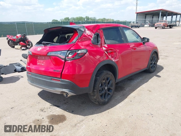 2024 Honda HR-V Sport z VIN 3CZRZ2H57RM785792, wystawiony jako IAAI lot #42273530 z przebiegiem 5 812 mil mil oraz . Historia ofert i sprzedaży dostępna na DreamBid. Obrazek 4.