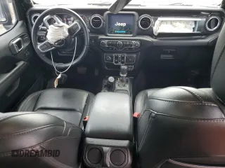 2020 Jeep Wrangler Unlimited Sahara Altitude with VIN 1C4HJXEN2LW271138, listed as a Copart auction lot 68511274 with 45,371 mi miles and Non repairable. Bid and sale history available at DreamBid. Image 8.