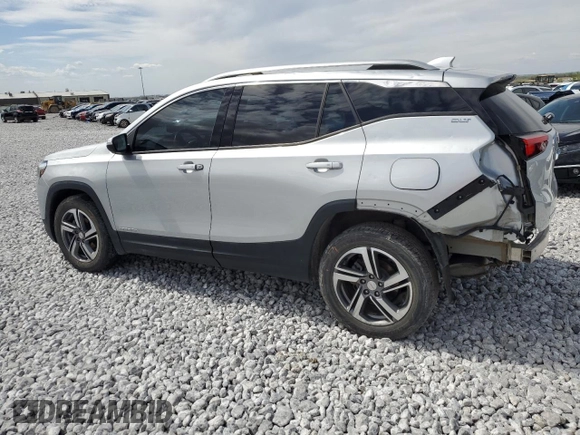2020 GMC Terrain SLT with VIN 3GKALVEV1LL137814, listed as a Copart auction lot 47792555 with 92,714 mi miles and Salvage Title. Bid and sale history available at DreamBid. Image 2.