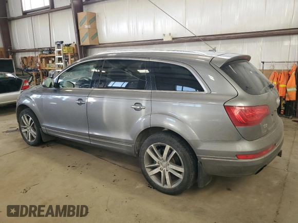 2012 Audi Q7 with VIN WA1VGCFE7CD004348, listed as a Copart auction lot 42711205 with 275,042 mi miles and Salvage title. Bid and sale history available at DreamBid. Image 2.