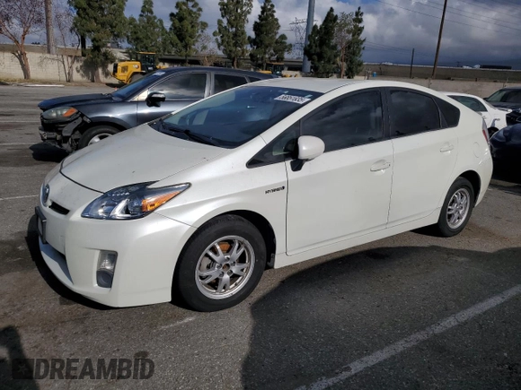 2010 Toyota Prius II with VIN JTDKN3DU5A0107250, listed as a Copart auction lot 56851835 with 264,349 mi miles and Salvage Title. Bid and sale history available at DreamBid. Image 1.